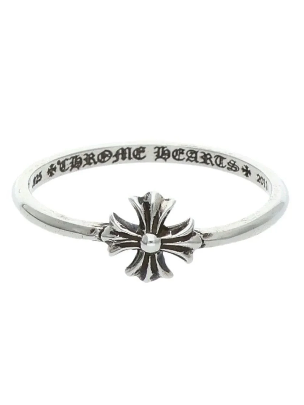 Chrome Hearts Bubblegum CH Pls CH Plus Silver Ring